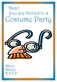 Free Costume Fancy Dress Party Invitations | Printable