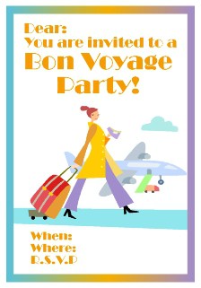 Free Bon Voyage Party Invitations - All Free Invitations